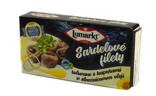 Sardelové očká s kapari 46g Lumarkt. / 1ks