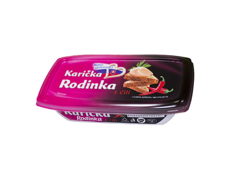 Karička Rodinka tavený syr chilli 150 g. / 1ks